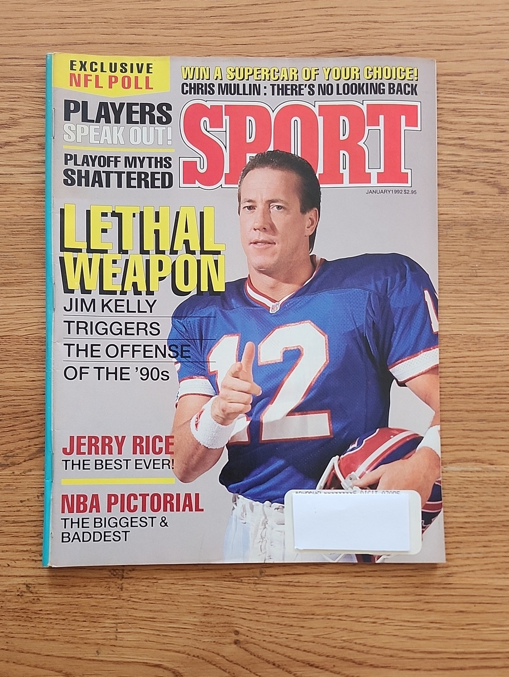 Sporto Magazine Jim Kelly Buffalo Bills Cover 1992